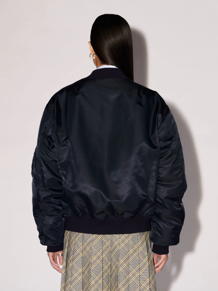 Nylon Bomber Navy