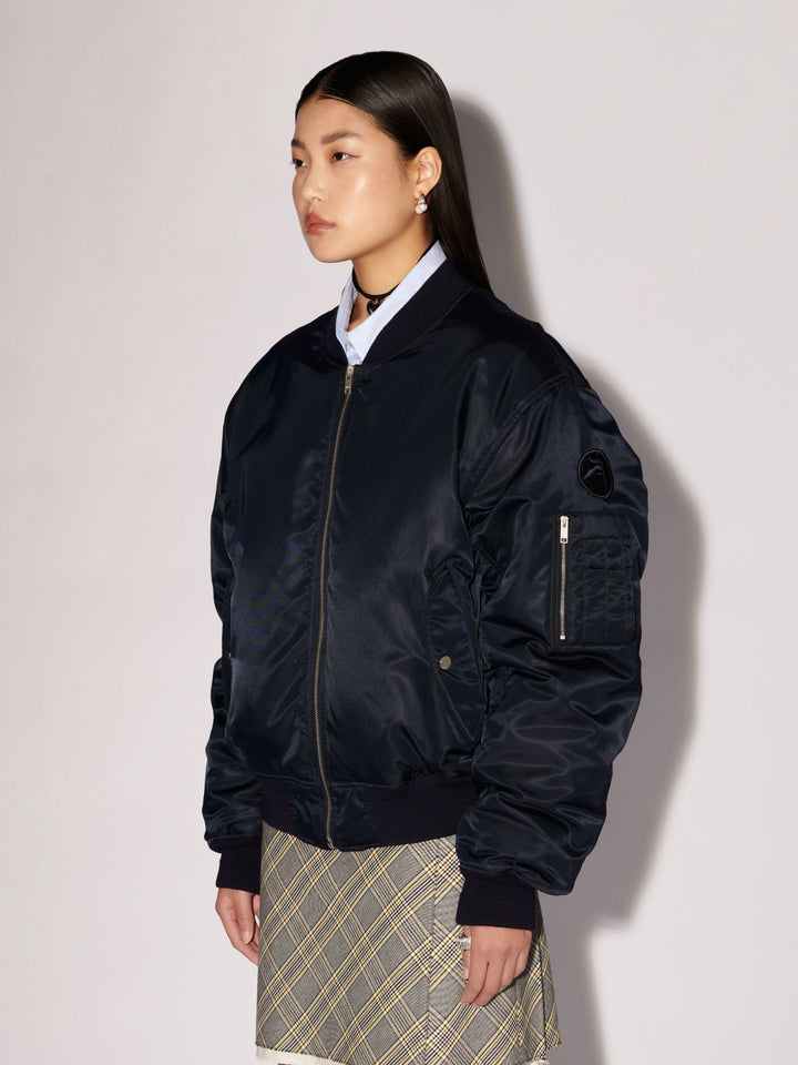 Nylon Bomber Navy