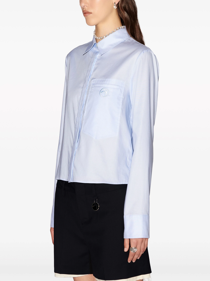 Fitted Cropped Shirt