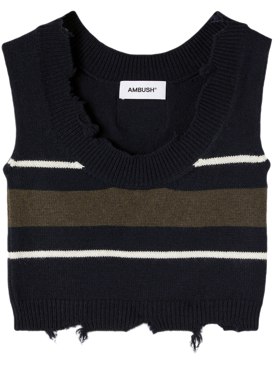 Dangled Rib Knit Vest