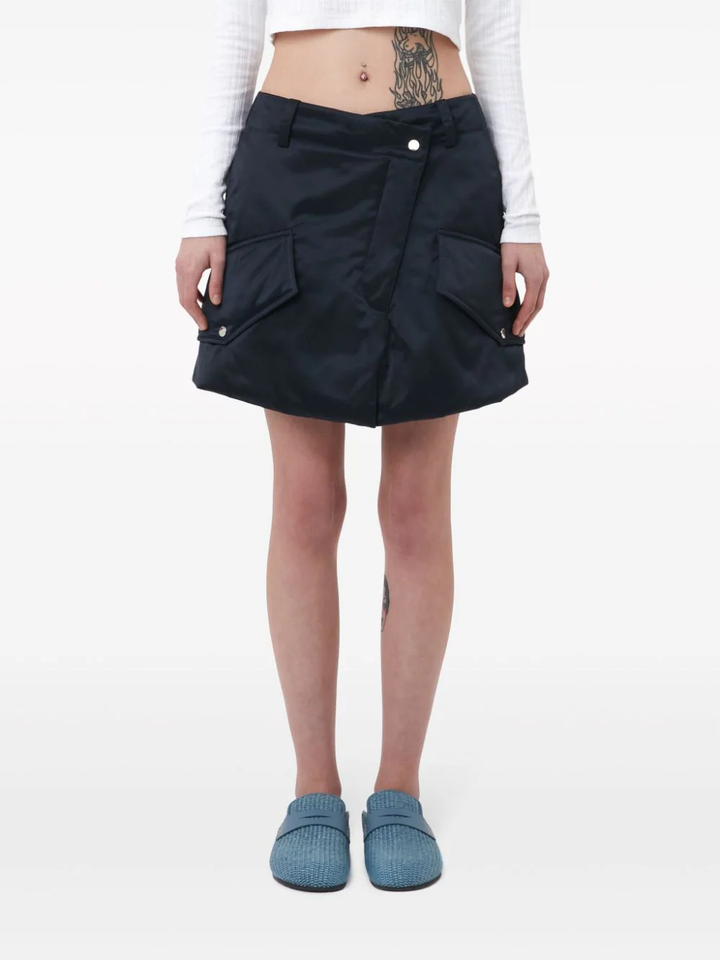 Padded Cargo Mini Skirt