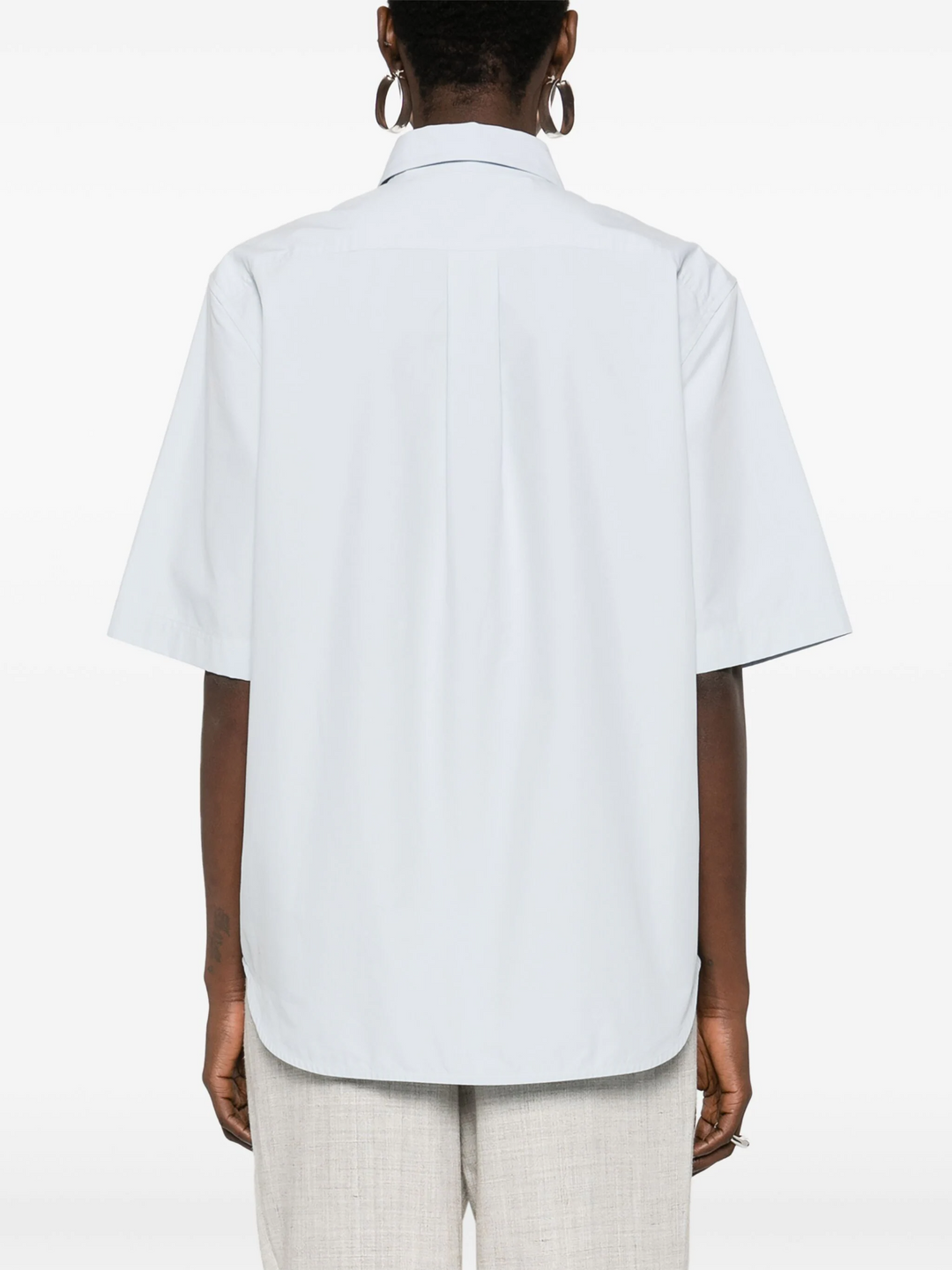 Short Sleeve Poplin Shirt