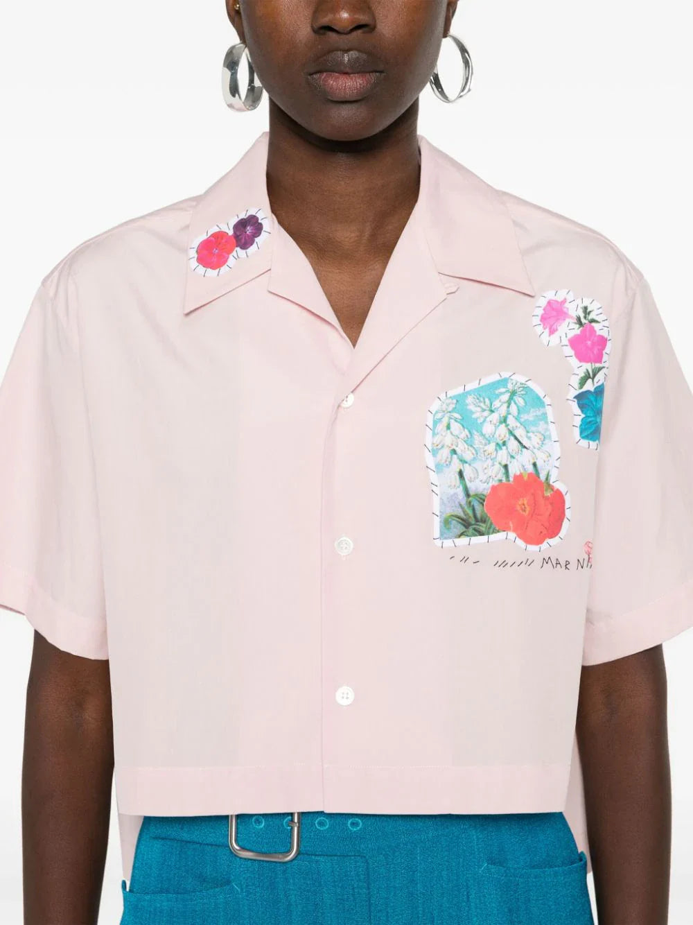 Cropped Bowling Shirt