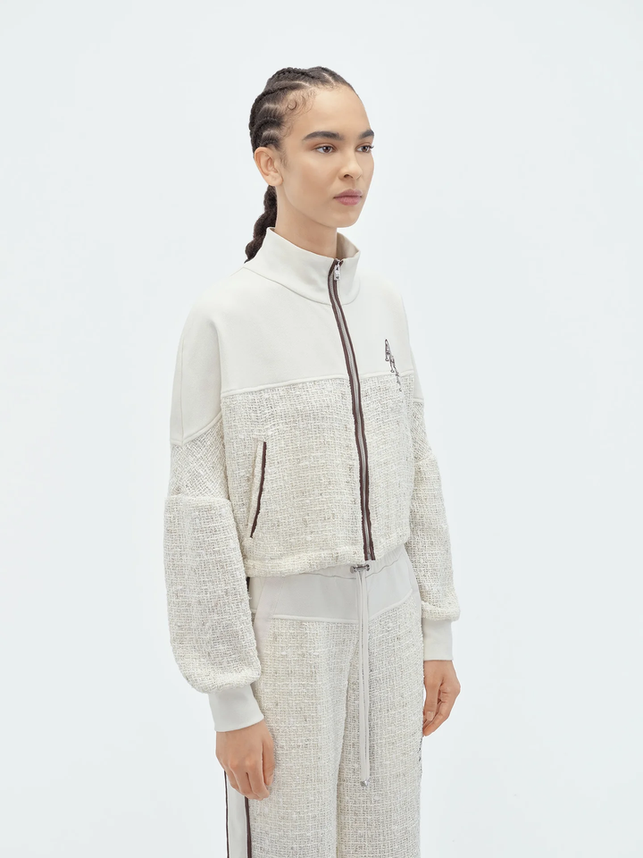 Boucle Hybrid Track Jacket