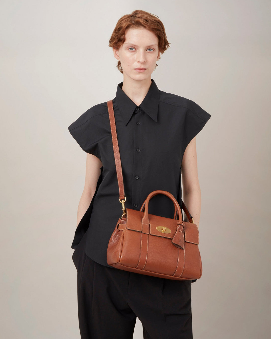 Bayswater Satchel Oak NVT - Main Image