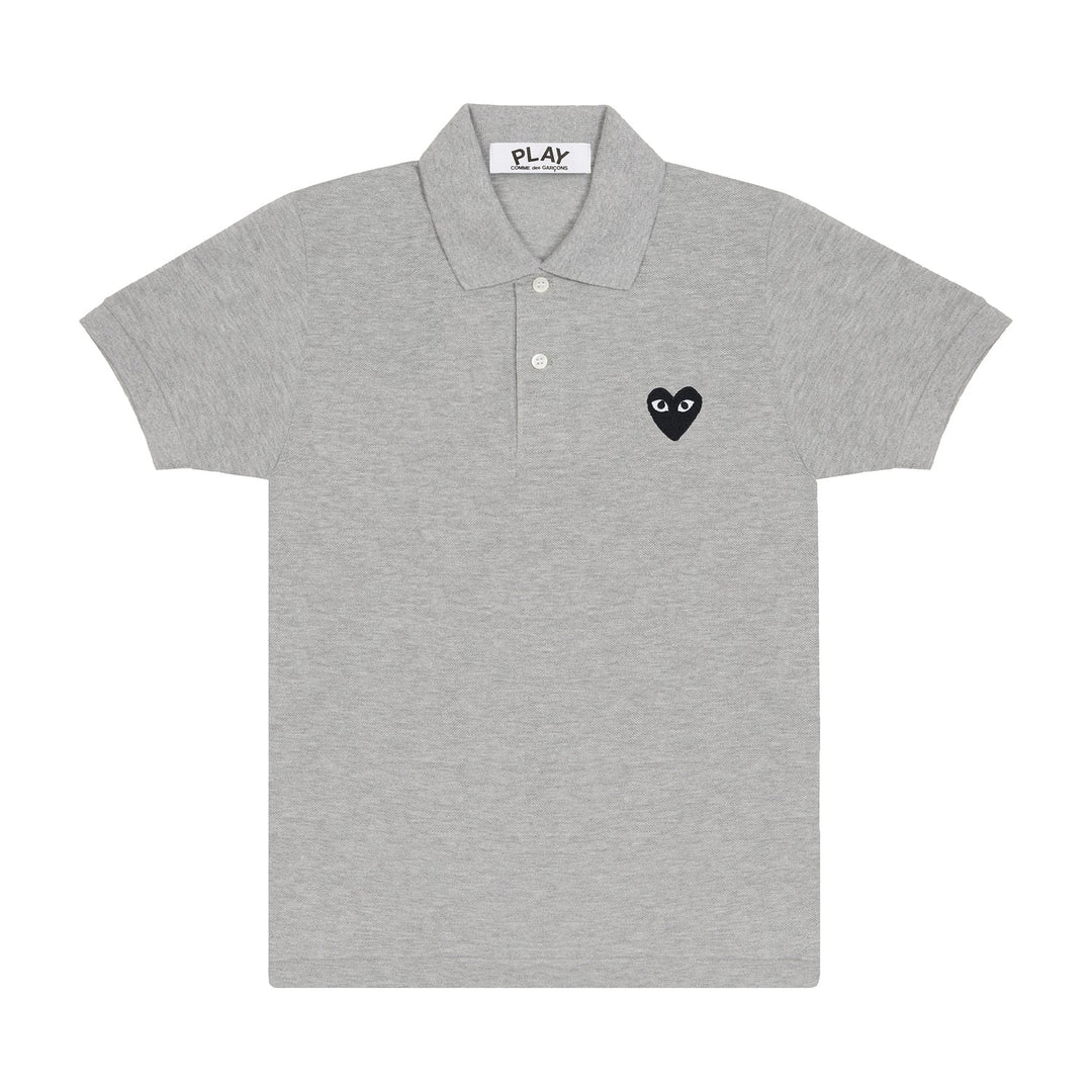 Polo T-Shirt Black Emblem Unisex