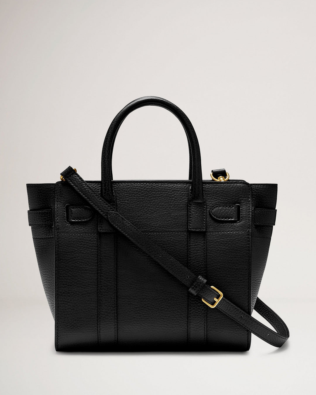 Mini Zipped Bayswater Black Small Classic Grain