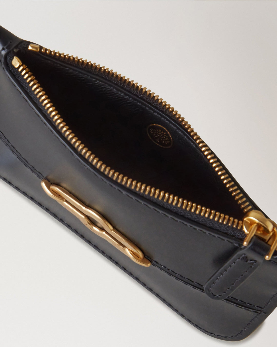 Pimlico Zipped Coin Pouch Black Super Lux Calf