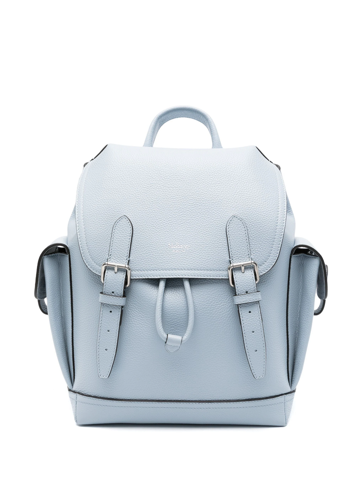 Mini Heritage Backpack Poplin Blue Small Classic Grain