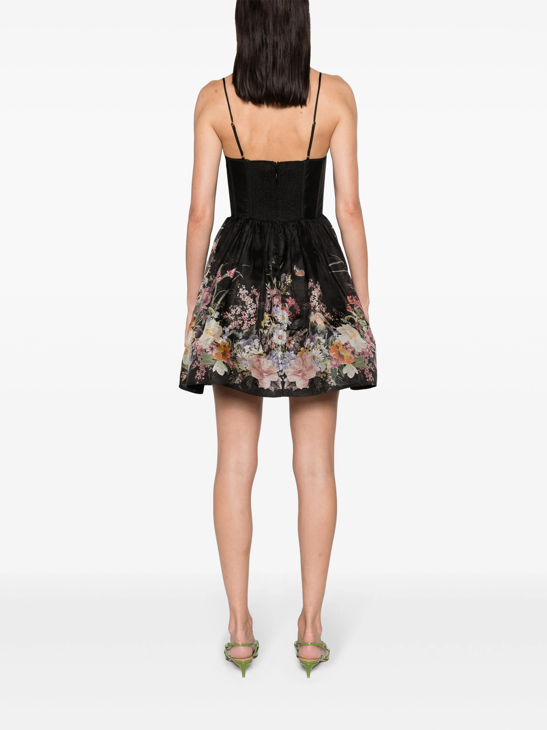 natura ruched mini dress by zimmermann Silk mini dress Zimmermann Blue size S International in Silk