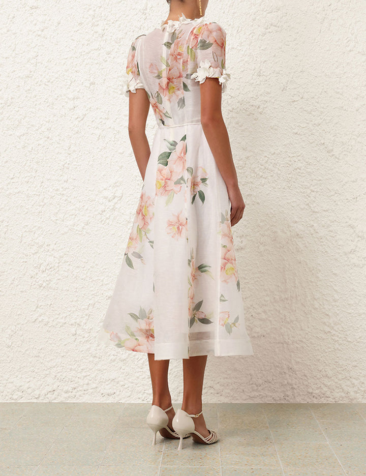 Natura Liftoff Flower Midi Dress