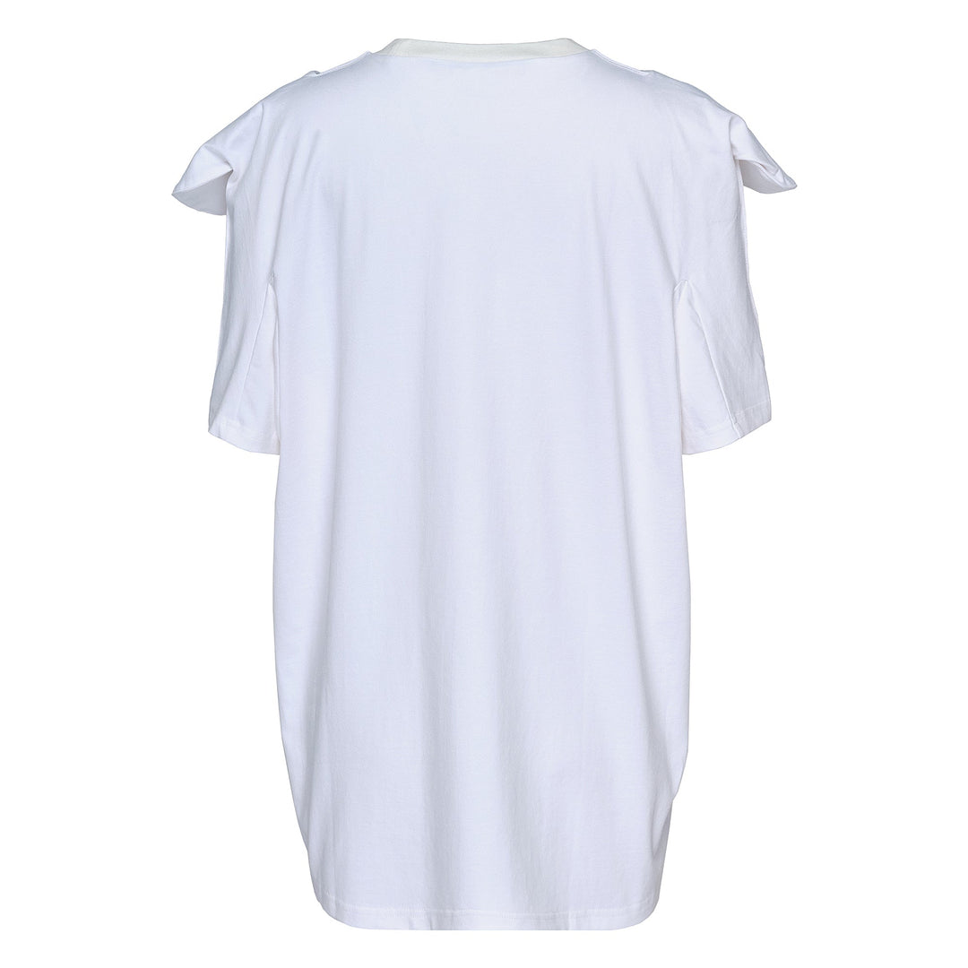 White Mickey Mouse Shoulder T-Shirt