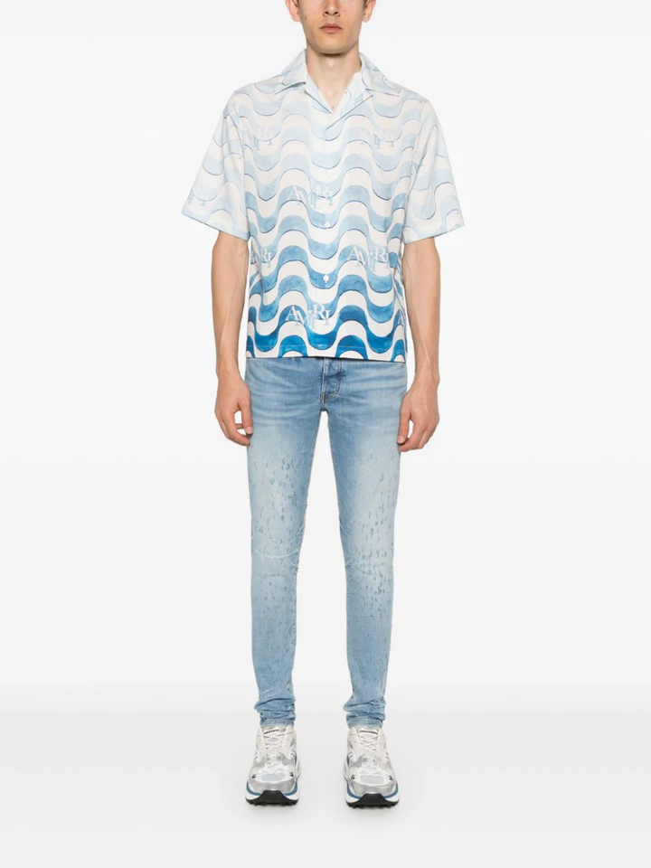 Amiri Staggered Wave Shirt