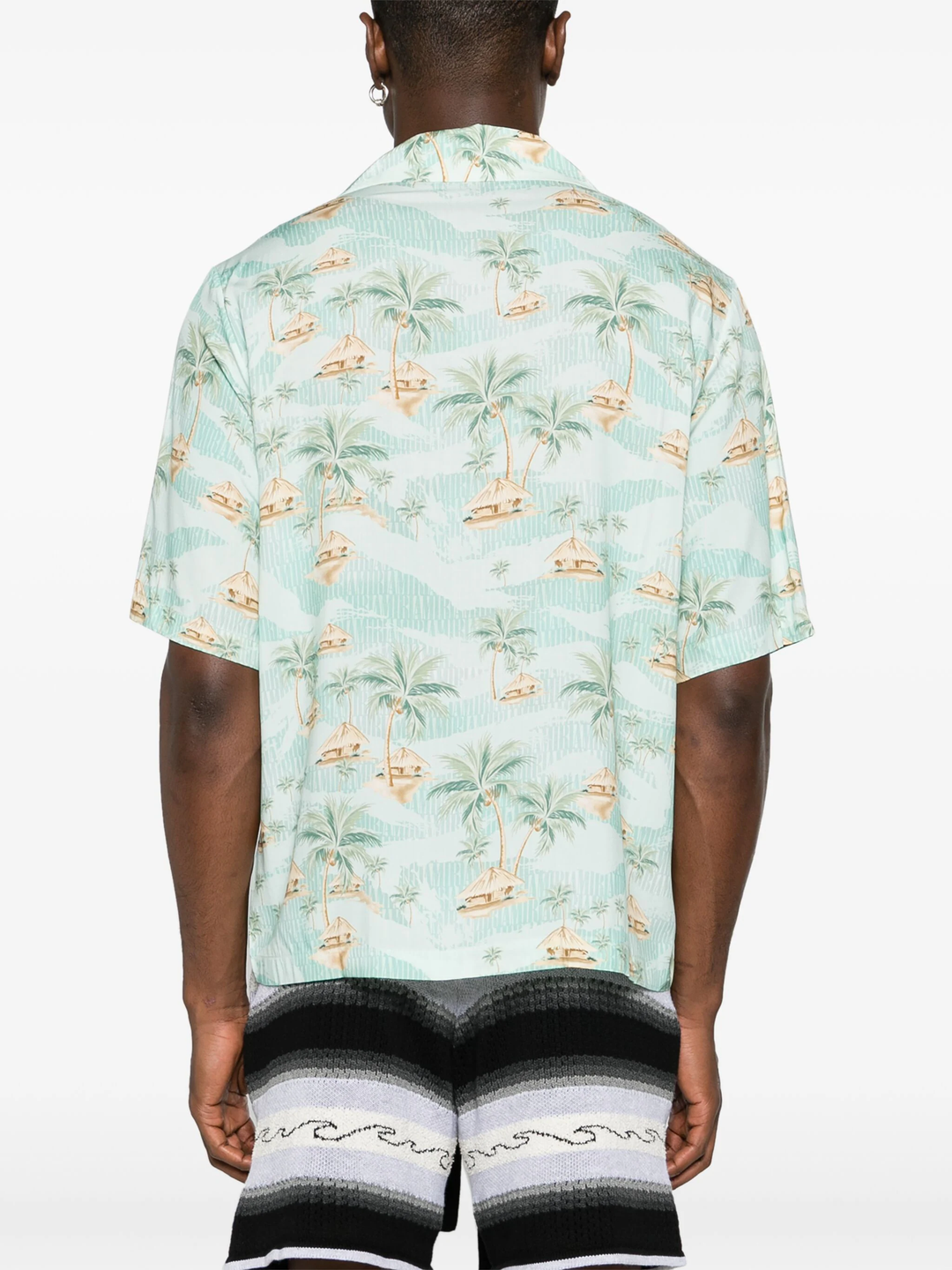 Amiri Repeat Palm Camp Shirt