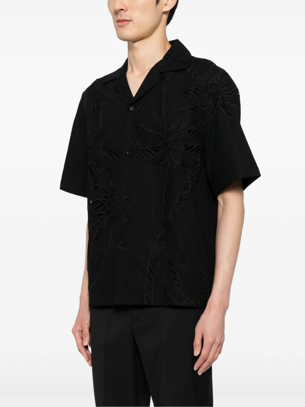 MA Paisley Palm Camp Shirt