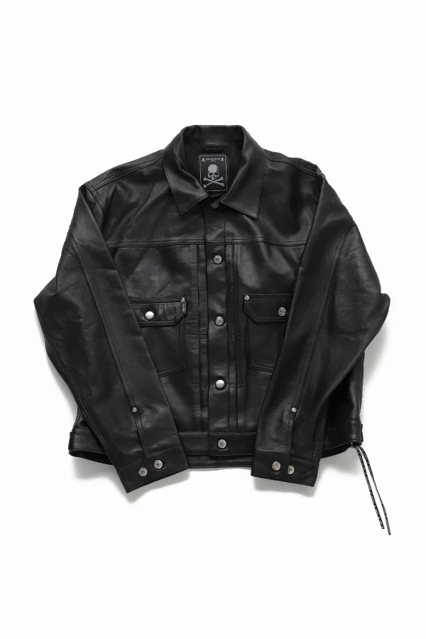 Swarovski Crystals Leather Jacket