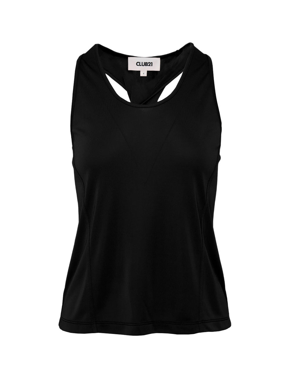 Poly Crepe Twist-Back Tank