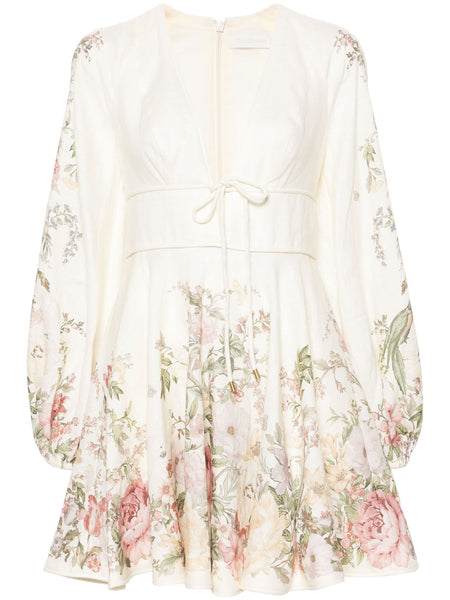 zimmermann waverly plunge mini dress Waverly Plunge Mini Dress – Club21.com