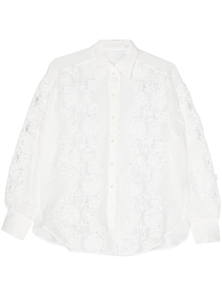 Halliday Lace Flower Shirt