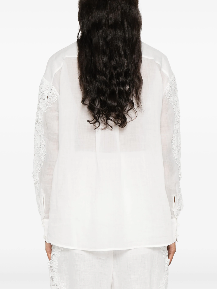 Halliday Lace Flower Shirt