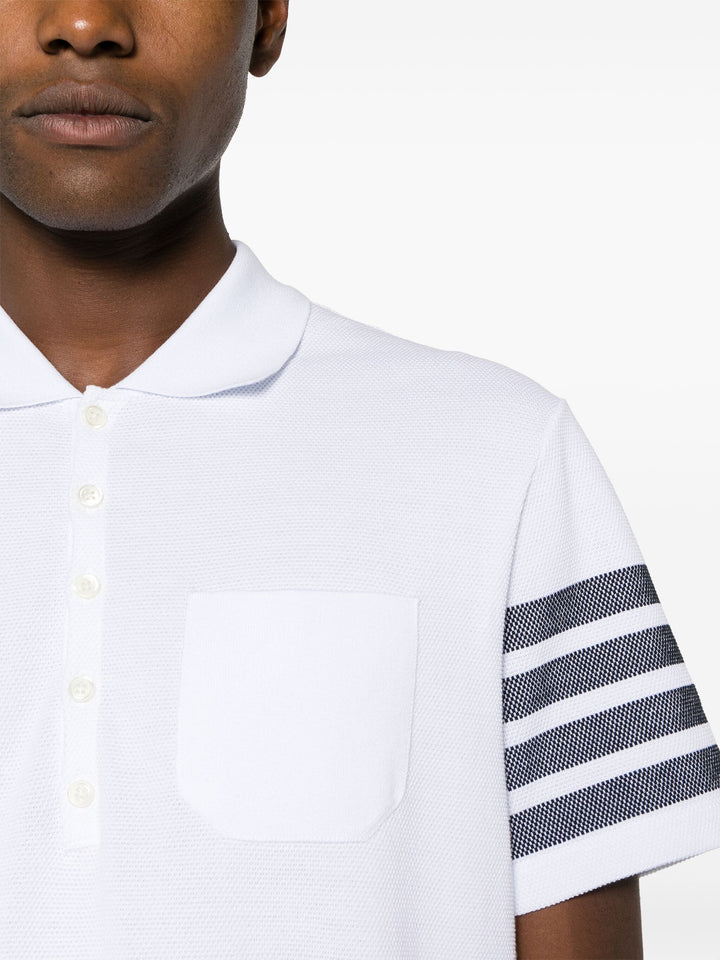 Cotton Pique 4-Bar Polo