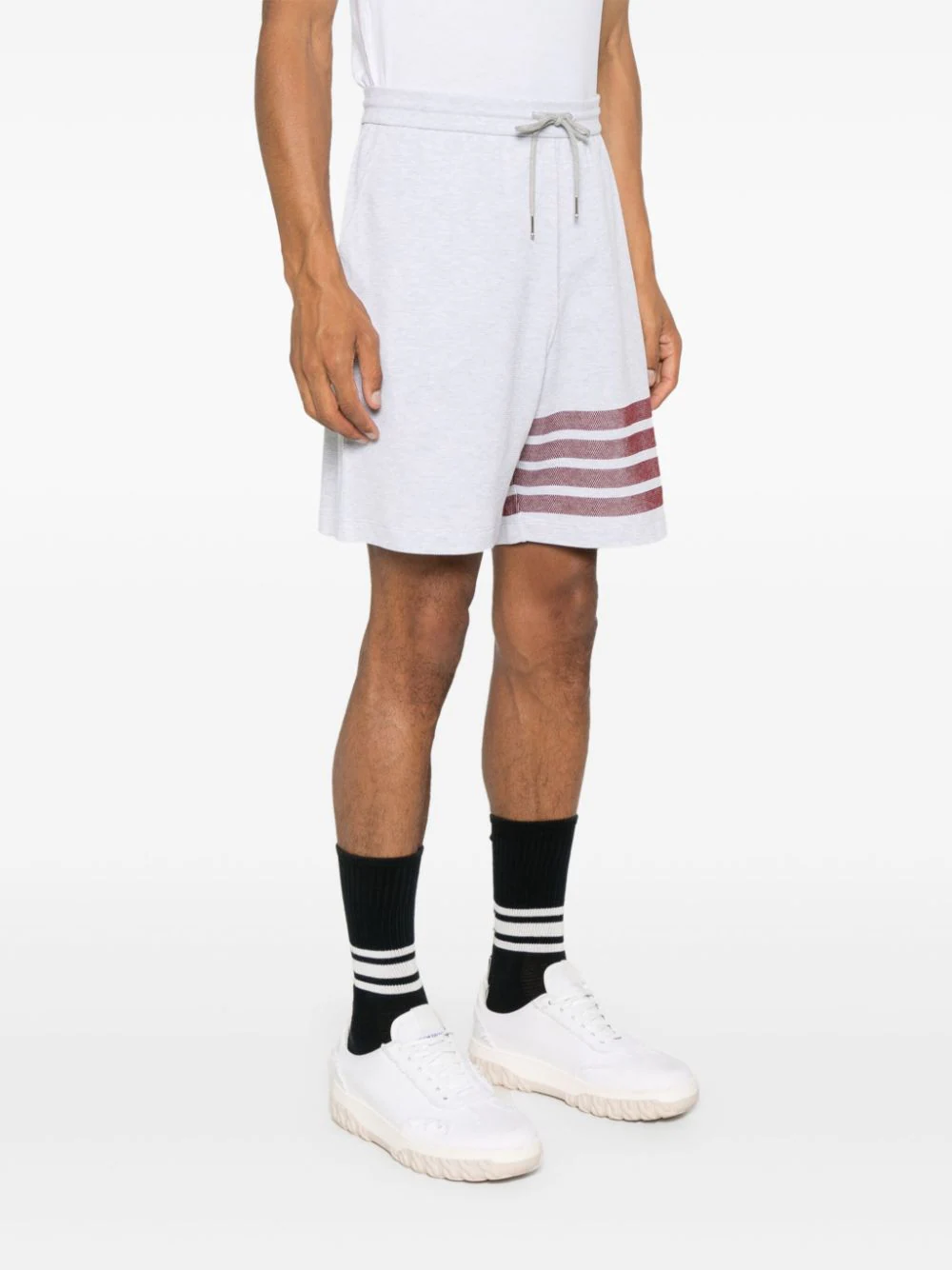 Cotton Pique 4-Bar Shorts