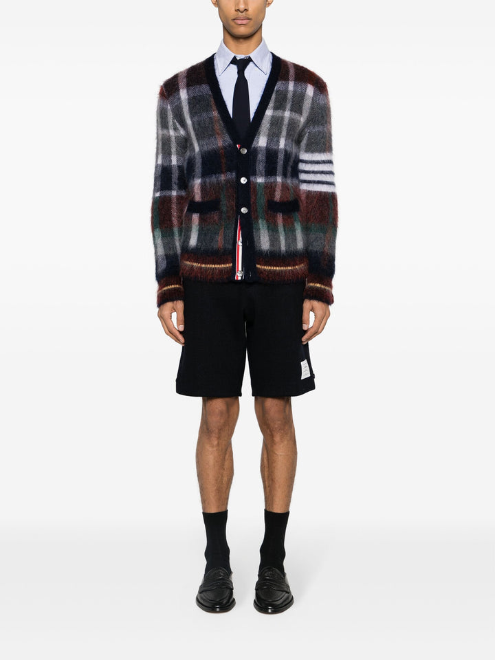 Gingham Hector Tartan Check Cardigan