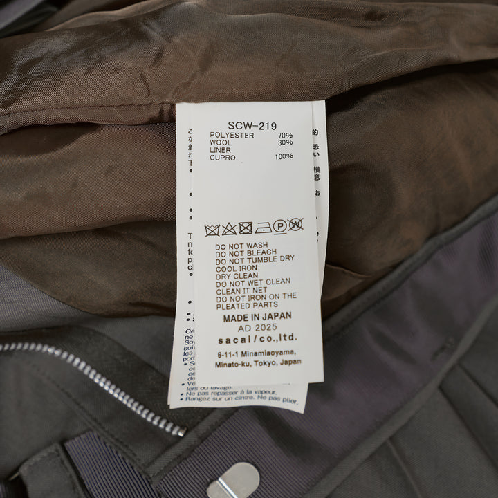 sacai Suiting Skirt – Available at Club 21, Official Retailer in Singapore, Malaysia & Thailand with Global Shipping Online