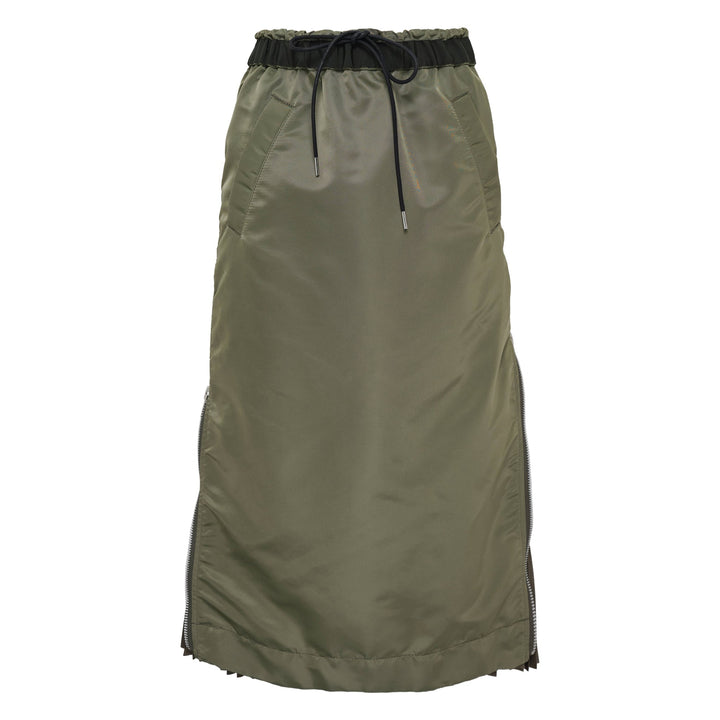Nylon Twill Skirt