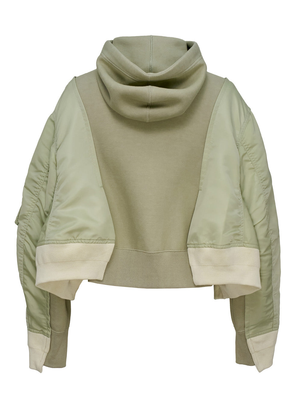 Nylon Twill X Sponge Sweat Hoodie