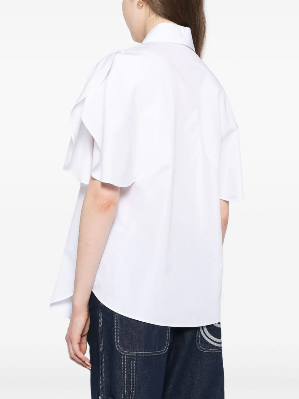 Cotton Round Sleeve Shirt