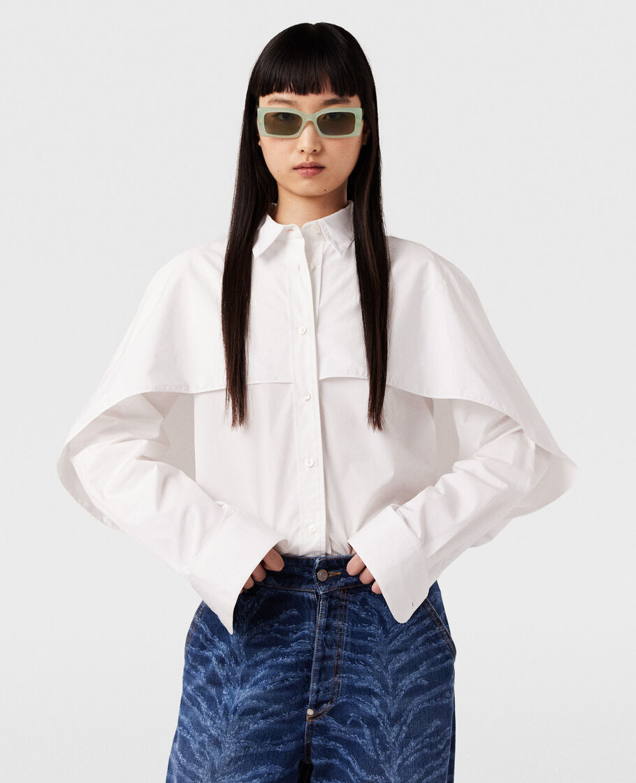 Cotton Cape Shirt