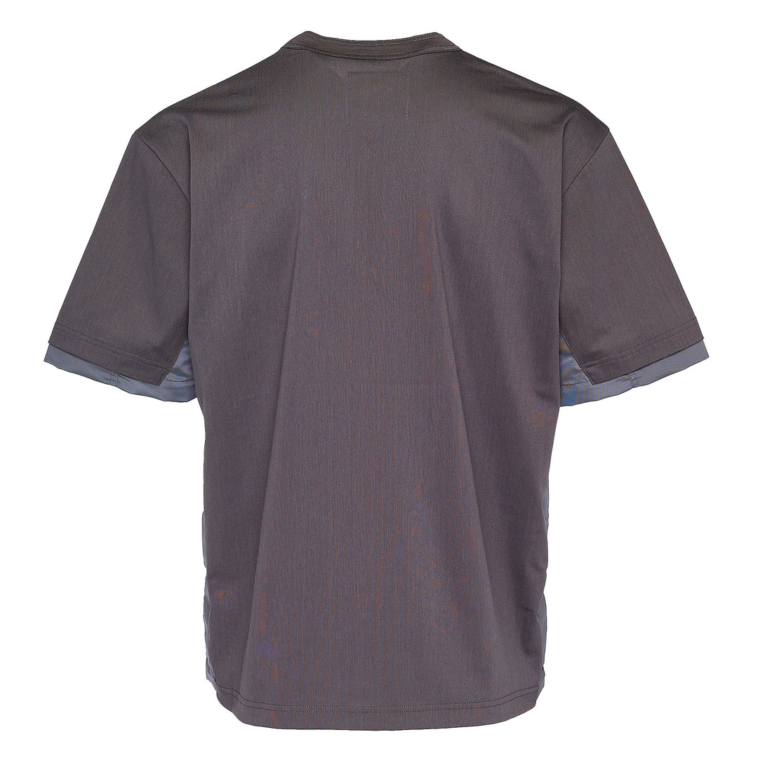 Nylon Twill X Cotton Jersey T-Shirt