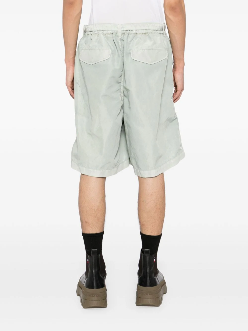 Quần short vải twill nylon nhuộm màu