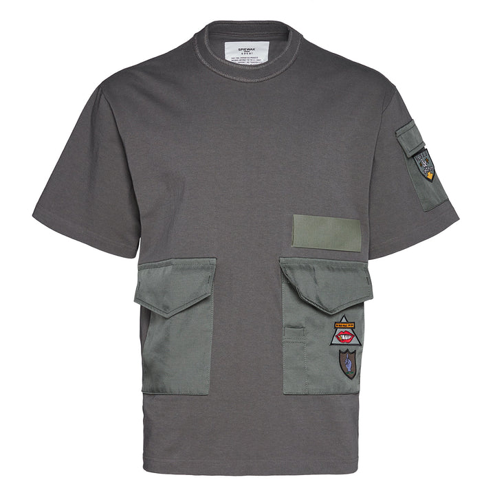 sacai X SPIEWAK Gonz Multi Patch Cotton Jersey T-Shirt