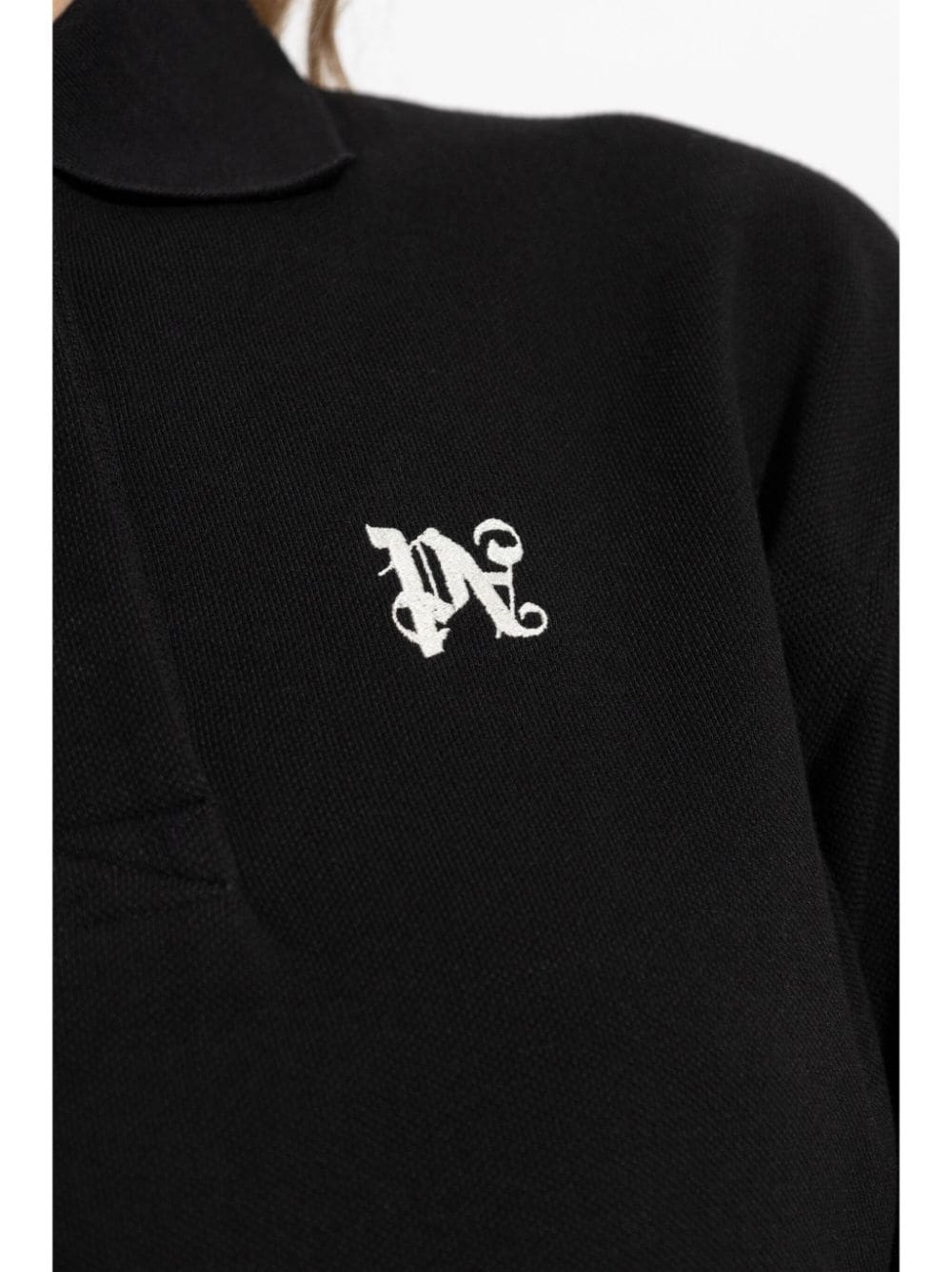 PA Monogram Cropped Polo