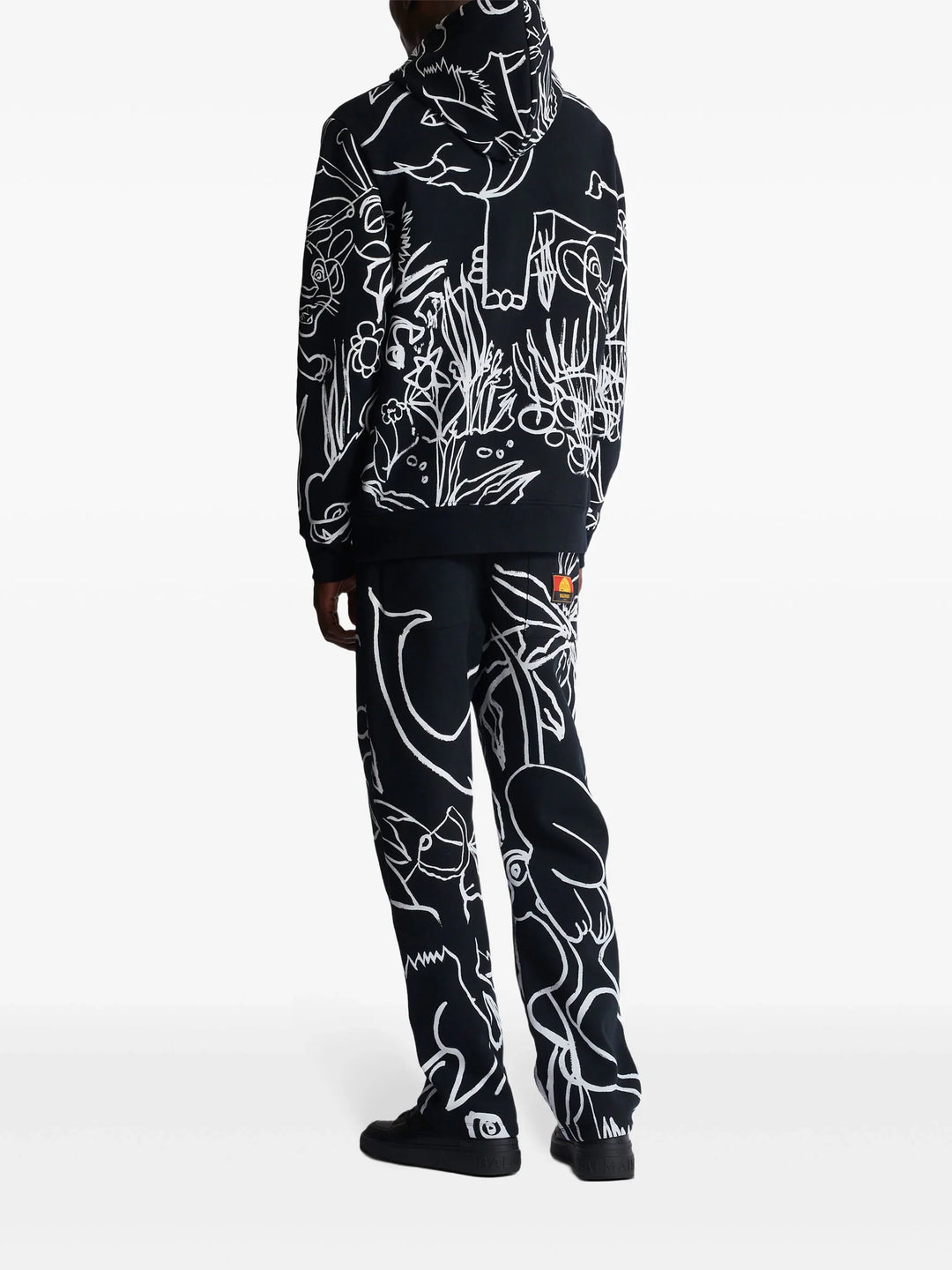 Disney X Balmain: The Lion King Hoodie With Enfant Precoce Print