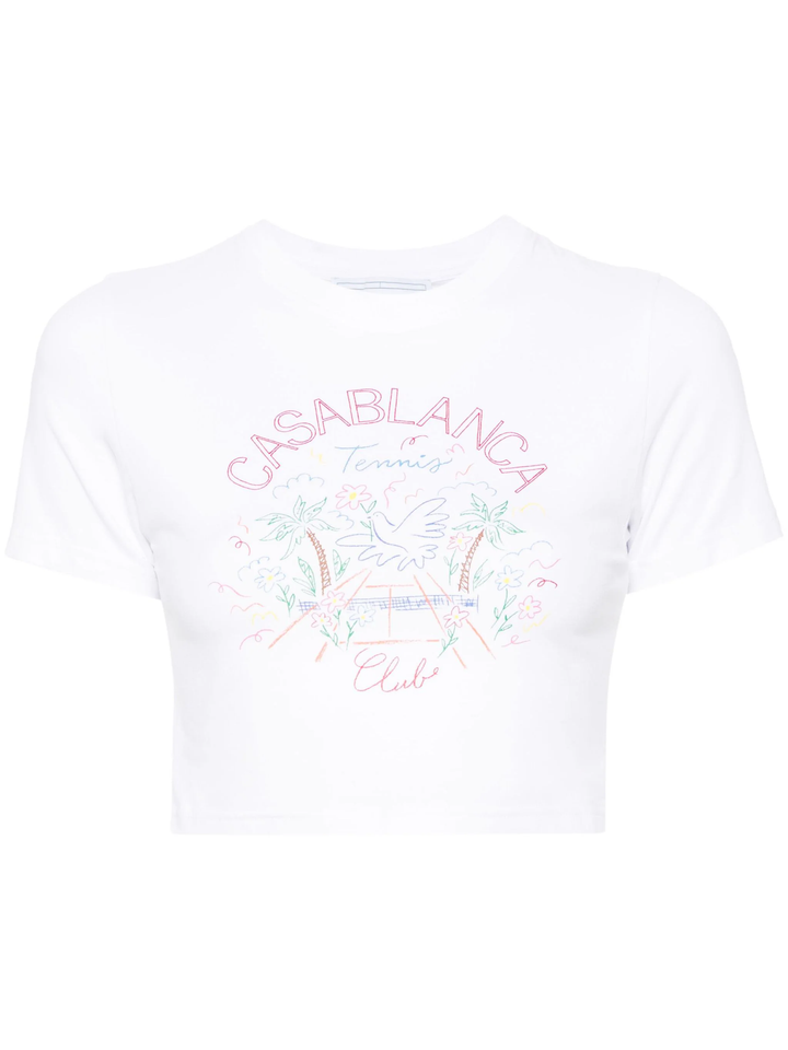 Crayon Tennis Club Printed Baby T-Shirt