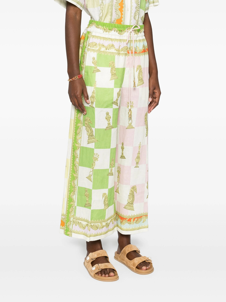 Checkmate Linen Pant