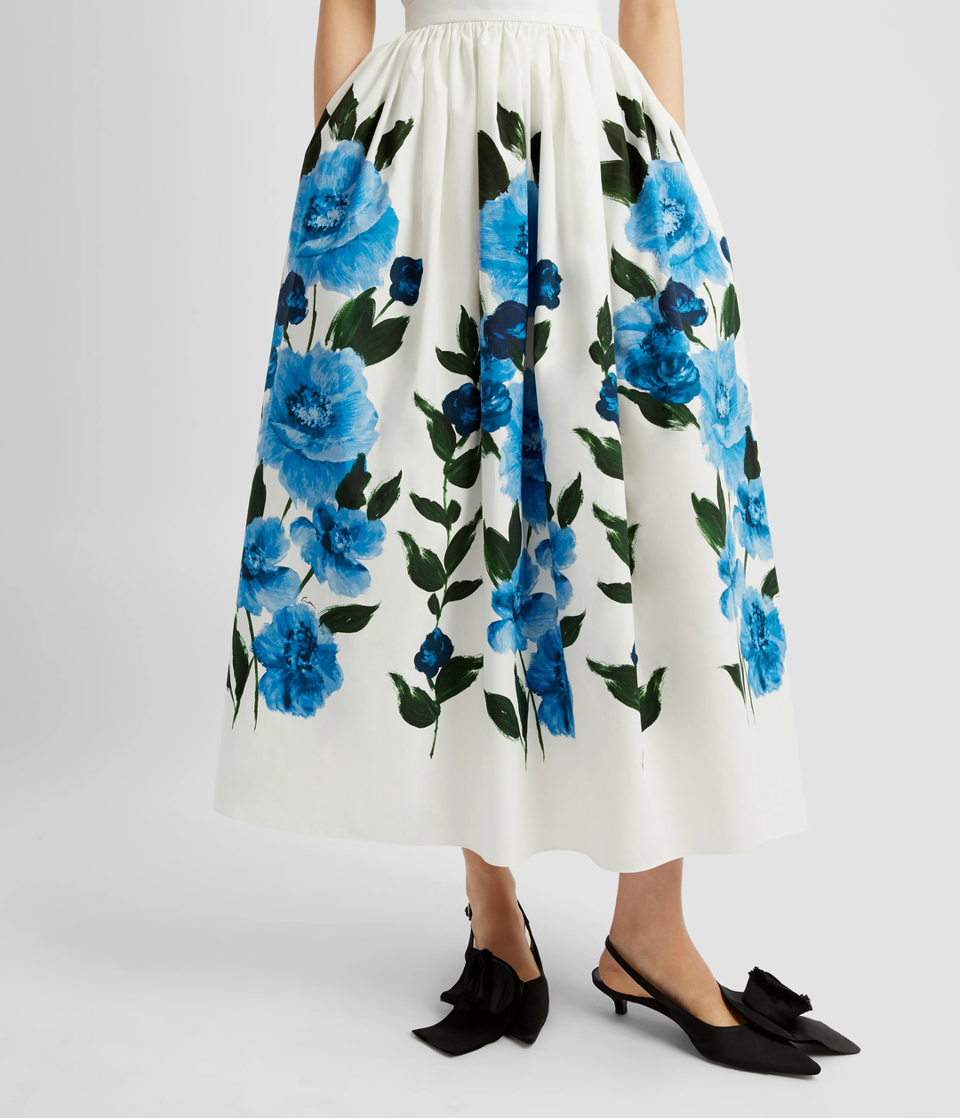 Volume Midi Skirt