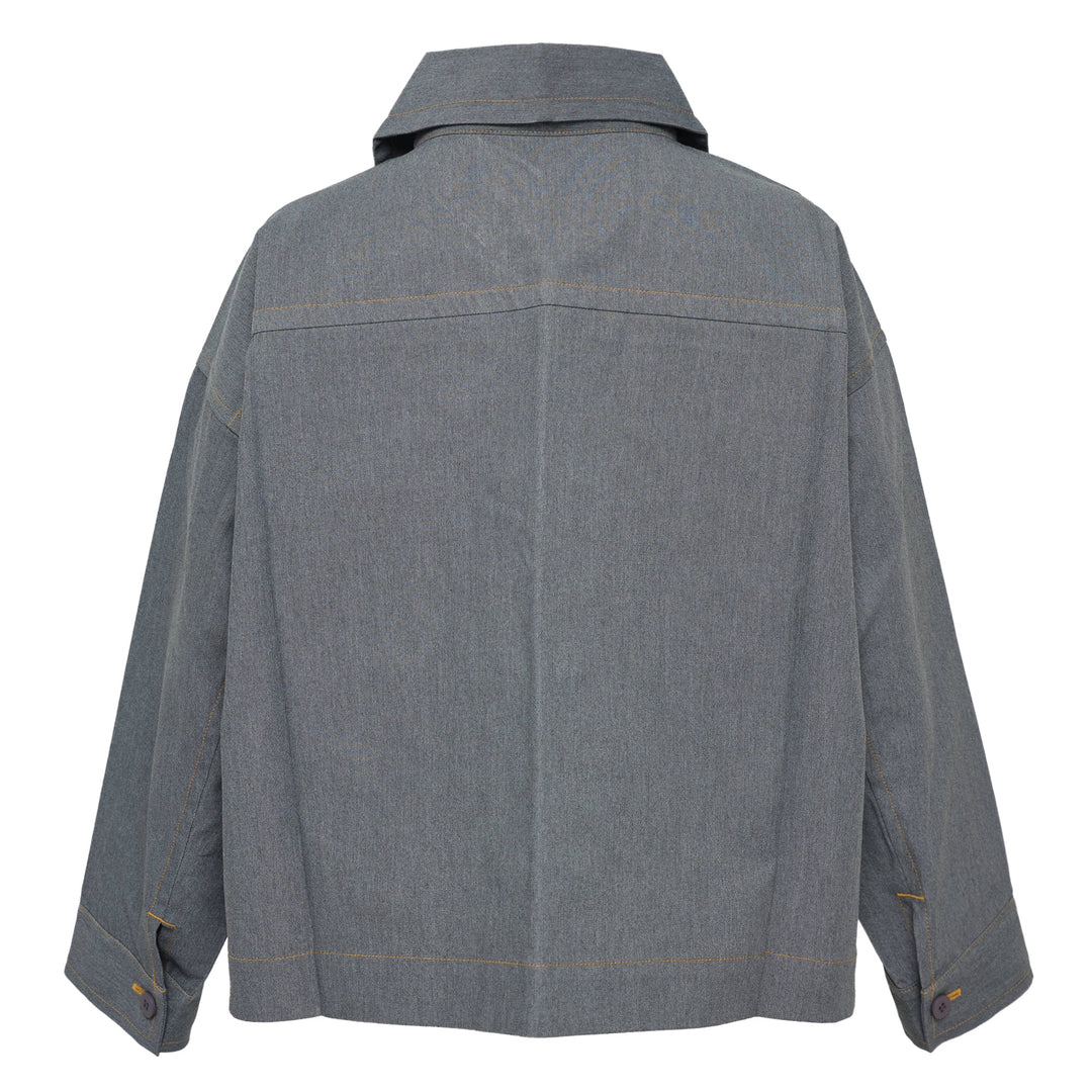 Flat Denim Coll Jacket