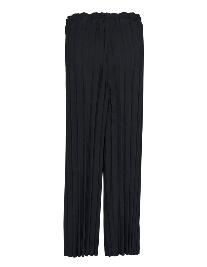 Color Pleats Bottom Pants