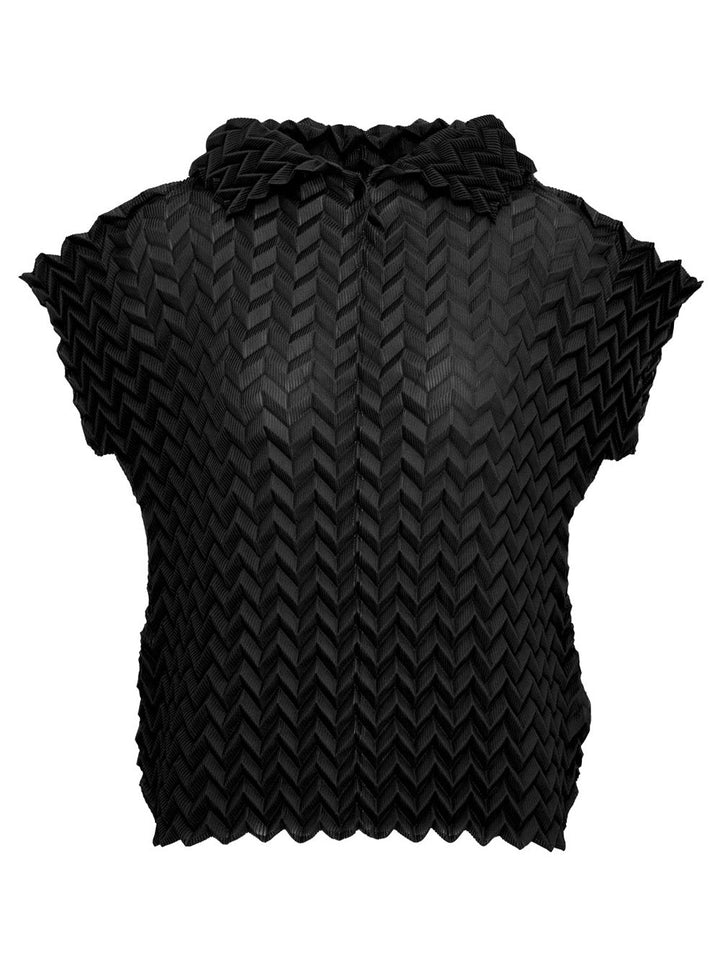 Zig Zag Pleats Top