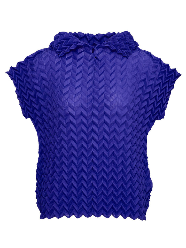 Zig Zag Pleats Top