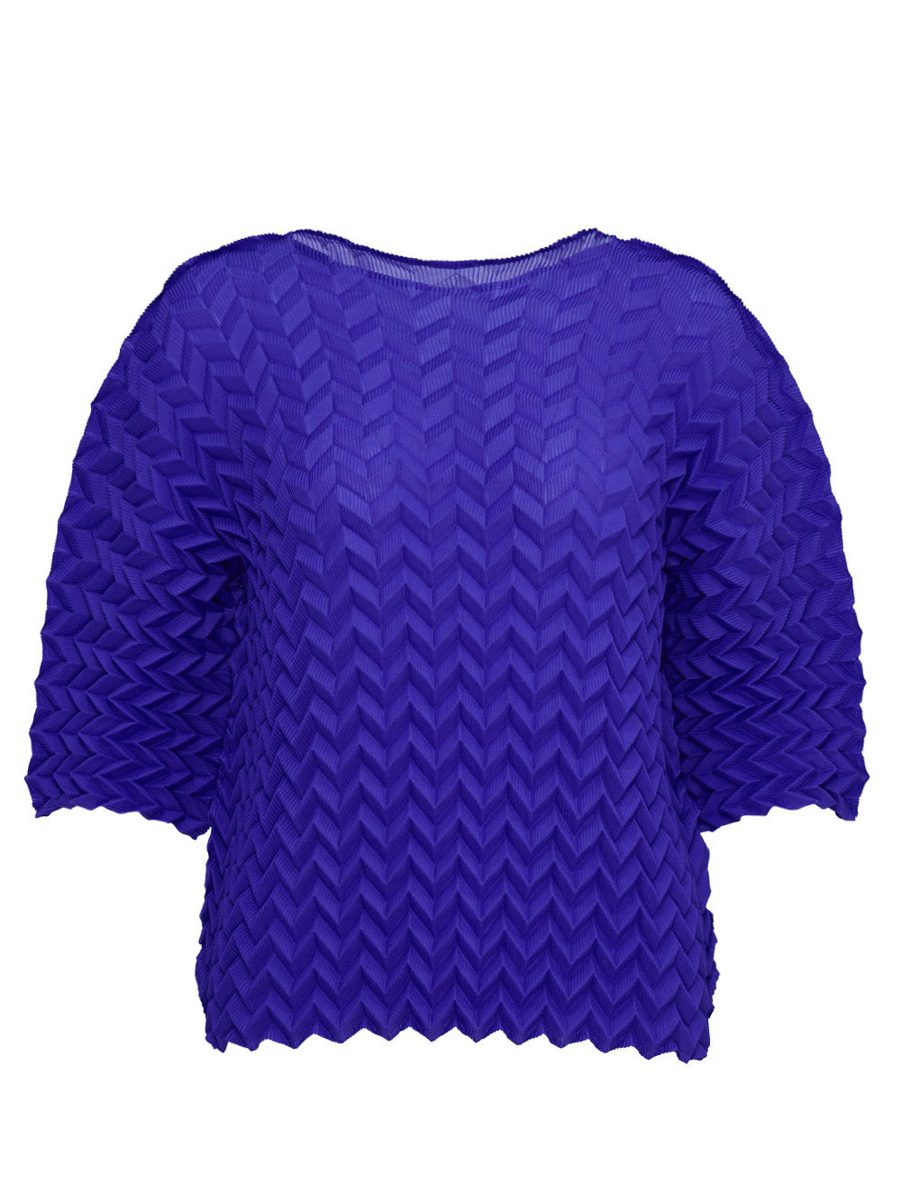 Zig Zag Pleats Top