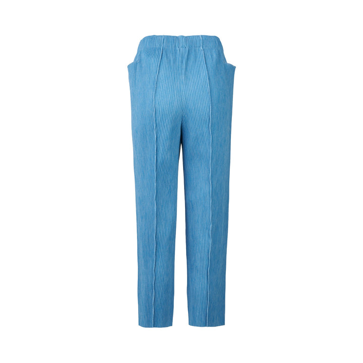 Mix Fine Knit Pleats Bottom Pants