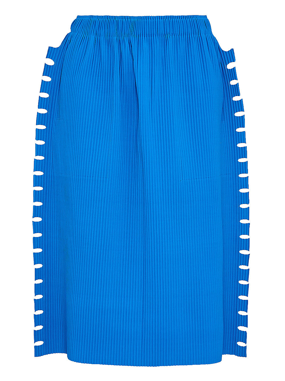 Bold Fringe Pleats Skirt