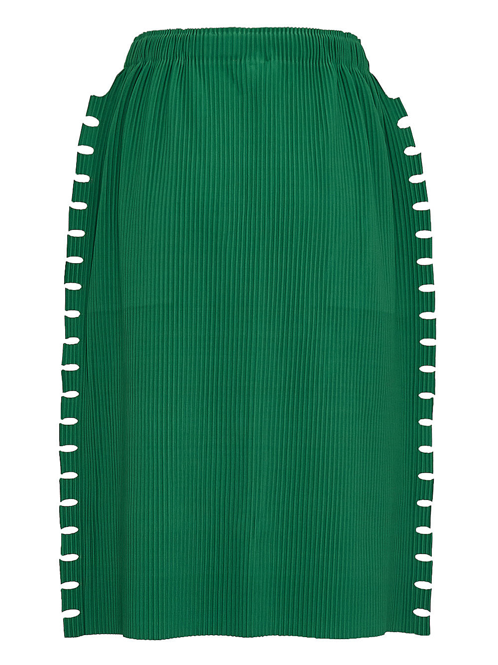 Bold Fringe Pleats Skirt