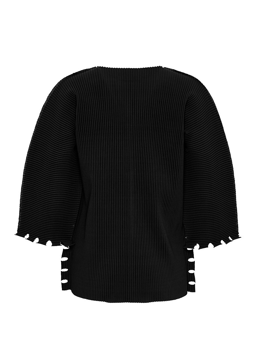 Bold Fringe Pleats Top