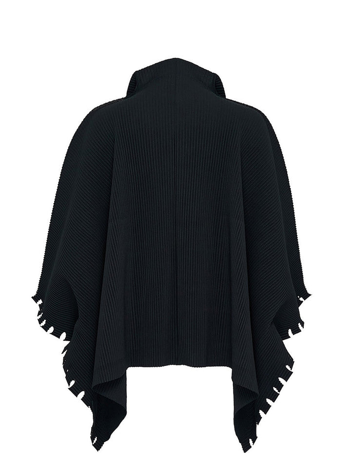 Bold Fringe Pleats Cardigan